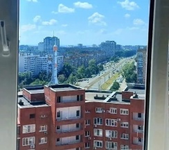 Двухместные апартаменты c 1 комнатой с балконом (двуспальная кровать) в Апартаменты Мой дом звезда 2