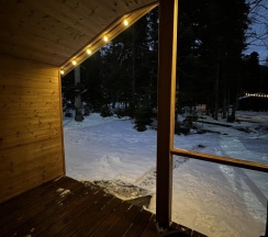 Четырёхместный коттедж с 2 комнатами с красивым видом из окна в Forest house resort