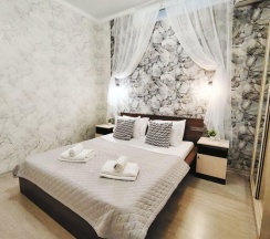 2-комнатные апартаменты стандарт с 1 двуспальной кроватью (без окна) в Deluxe apartments