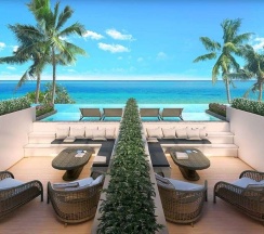 Люкс Infinity Pool Дуплекс с 2 комнатами с видом на море в Thavorn Palm Beach Resort Phuket