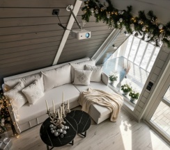 A-frame NEO|Банный чан на территории в Берёзовая роща