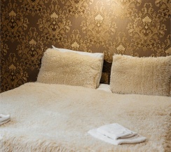 Двухместный номер с двуспальной кроватью и дополнительным местом в Пик Архыза