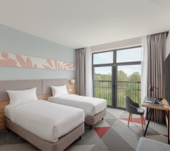 Стандартный номер с двумя раздельными кроватями в Рябина от Васта