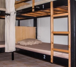 Кровать в общем номере в Bunks Hostel
