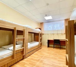 Кровать в общем номере (мужской номер) в Alma-Ata Hostel