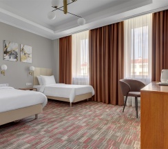 Стандартный номер с двумя раздельными кроватями в Смарт