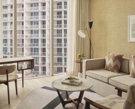 Двухместный люкс с видом на город Лодердейл двуспальная кровать в Four Seasons Hotel and Residences Fort Lauderdale