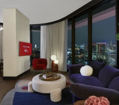 Двухместный люкс Пентхаус с балконом двуспальная кровать в Virgin Hotels Dallas