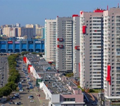 «Sky Apartment ЖК Манхэттен 16 этаж», Студия, Яковлева, 5, ID 74-057 в "ИннХоум Апартаменты"