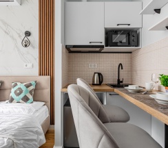 1-комнатные апартаменты студия Москва, Берёзовая аллея, 19к6 в InHome24 (ИнХоум24) на аллее Берёзовая 19к6