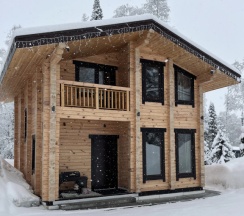 Апартаменты с 3 комнатами с балконом в Лесной