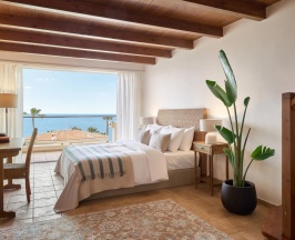 Мезонет с видом на море в Grecotel Marine Palace & Aqua Park