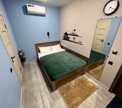 Номер стандарт эконом с 1 двуспальной кроватью (без окна) в Pallada