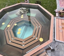 Четырёхместный коттедж Standard в Гостевой дом с банным чаном