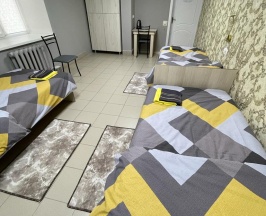 Кровать в 3-местном общем номере в Hotel 777