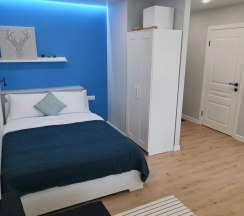 Двухместный люкс с балконом (двуспальная кровать) в Luxury Studio Na Pushkina Flat