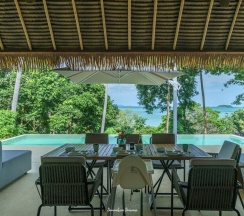 Вилла Luxury с 2 комнатами с видом на океан в Villa Escape Burasari