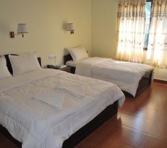 Одноместный семейный номер Standard двуспальная кровать в Butterfly Lodge