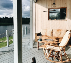 Коттедж с сауной в Chuchemlya eco village