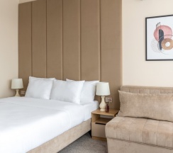 Улучшеный трехместный номер с видом на море в Kinney hotel sea view