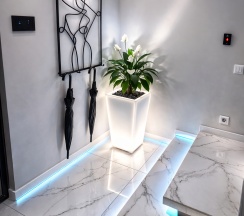 1-комнатные апартаменты с 1 двуспальной кроватью, 28.8 м², цокольный этаж в Апартаменты на Ветеранов