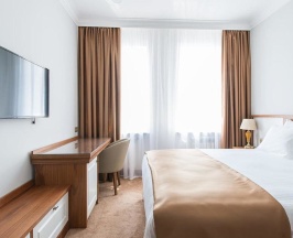 Двухместный полулюкс двуспальная кровать в Kaspi boutique hotel