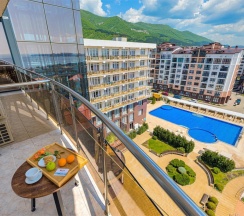 Двухместное Большой люкс (Корпус 2) двуспальная кровать в Кубань