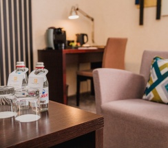 Двухместный полулюкс двуспальная кровать в Comfort Hotel Astana