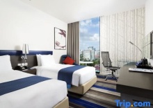 Двухместный номер Standard с видом на город 2 отдельные кровати в Holiday Inn Express Bangkok Siam, an IHG Hotel