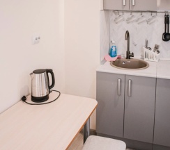 Двухместные апартаменты c 1 комнатой двуспальная кровать в Хостел на Фурье