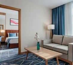 Двухместные апартаменты с кухней (двуспальная кровать) в Ramada by Wyndham
