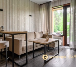 НОВЫЙ Апартамент «Семейный» с видом на лес в ОхтаПарк