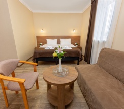 Двух местный Стандарт с 2 доп.местом с балконом в Brown hotel