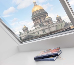 Люкс с видом на Исаакиевский собор в Renartiss Isaakiy St. Petersburg hotel