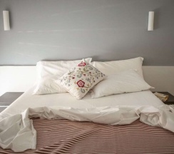 Семейный номер Standard Пентхаус с 2 комнатами с балконом и с видом на море в Residence Sunrise Cesenatico