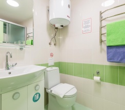 Номер комфорт семейный с 1 двуспальной кроватью в Tuman