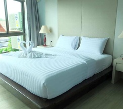 Двухместный номер Deluxe с видом на город двуспальная кровать в Aplus Deluxe Hotel