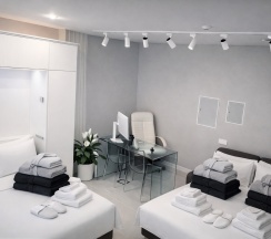 1-комнатные апартаменты с 1 двуспальной кроватью, 28.8 м², цокольный этаж в Апартаменты на Ветеранов