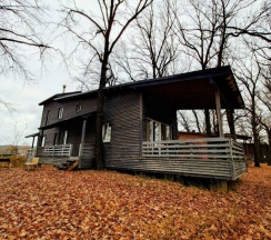 Синий дом c камином на 6-8 спальных мест в Шведские дачи
