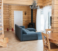 Коттедж премиум (Зелёный дом) в Forrest Lodge Karelia
