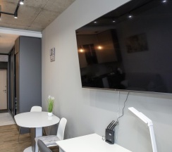 Апартаменты улучшенные с 1 двуспальной кроватью в Sky inn color