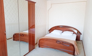Номер стандарт с 1 двуспальной кроватью в Smart Hotel KDO Ульяновск