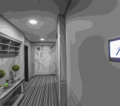 Двухместный номер Комфорт с большой кроватью в Онегин