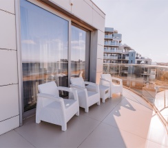 Двухкомнатный "Люкс" с видом на море в Grand hotel Anapa