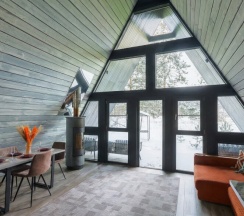 № 15 A-Frame 77 m2 с камином, кондиционером и террасой (оснащение дома см. Подробнее) в Les holidays