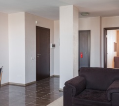 Апартаменты Superior c 1 комнатой с балконом и с красивым видом из окна в Комплекс апартаментов Комфорт