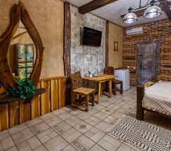 Двухместный полулюкс с красивым видом из окна двуспальная кровать в Излучина