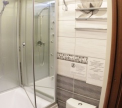 Четырех местный стандарт с двумя двухспальными кроватями в Мансарда