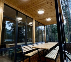 Вилла Deluxe с 3 комнатами с красивым видом из окна в Baza les