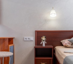 Двухместный номер Standard с балконом и с красивым видом из окна двуспальная кровать в Гостевой дом